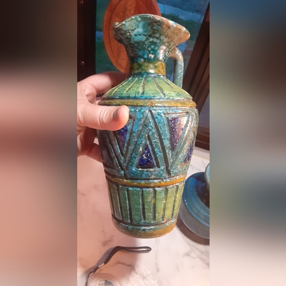 Beautiful Vintage Pottery-bitossi-signed piece - Picture 8 of 10